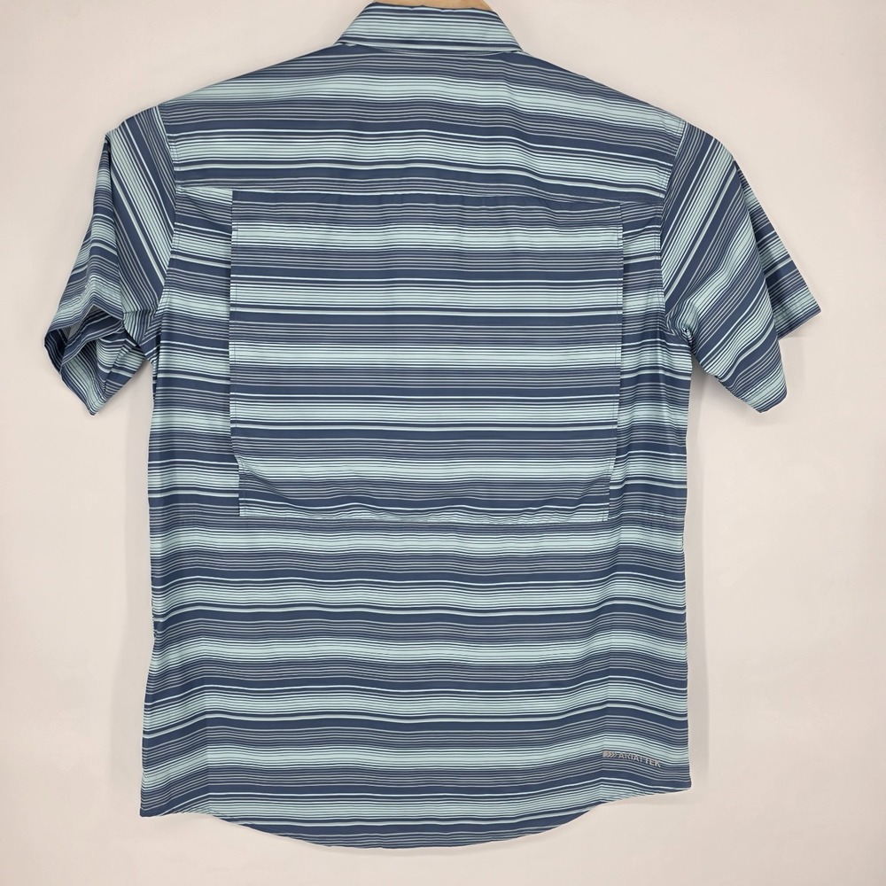 Ariat Tek Mens VentTEK Outbound Button Up Short Sleeve Shirt Medium Wicking New - Picture 8 of 10